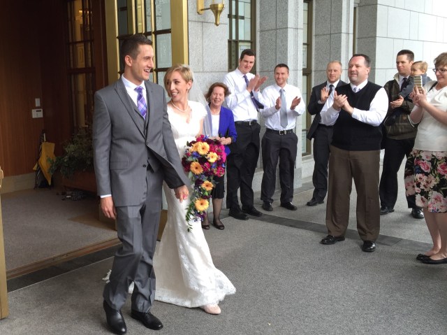 Exiting the Temple
