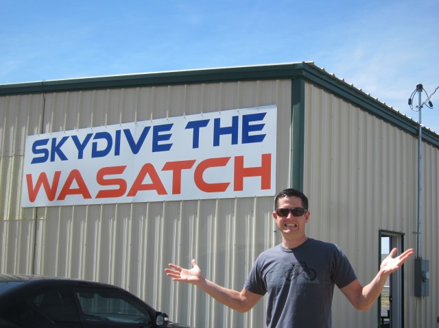 Arriving at the Hangar