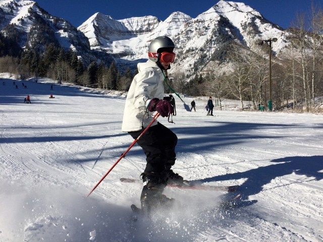 Megan trying to dust me with some powder