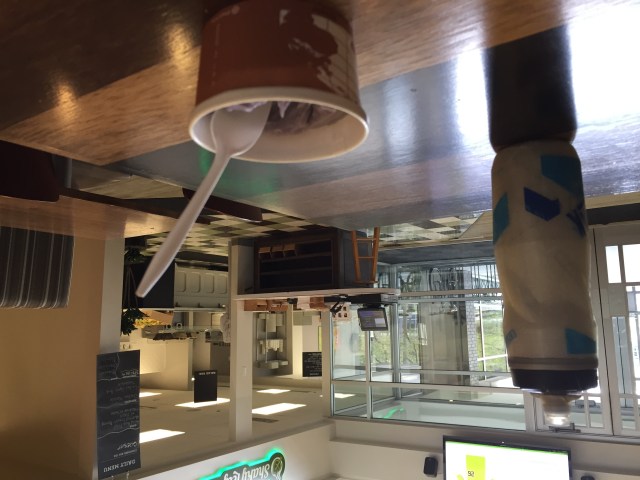 Frozen yogurt at the Shaky Leaf Cafe